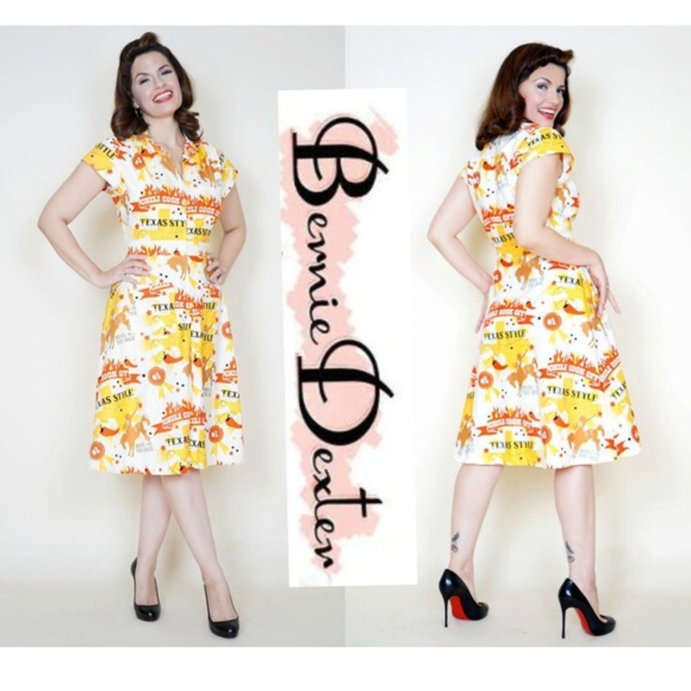 Bernie Dexter Texas BBQ Dress Medium